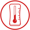 An icon of a thermometer.